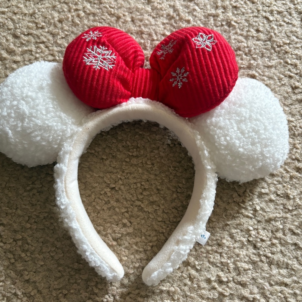 Japan Tokyo Disney Minnie Bow Festival Winter Ear